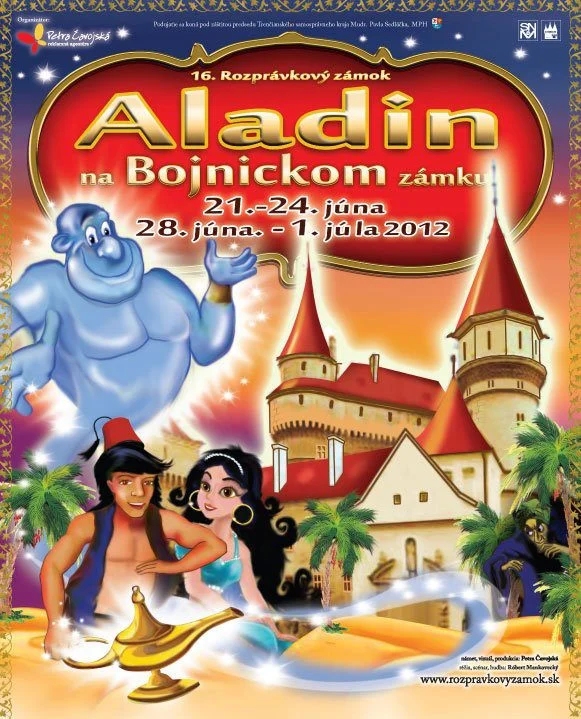 Dobový plagát Rozprávkového zámku 2012