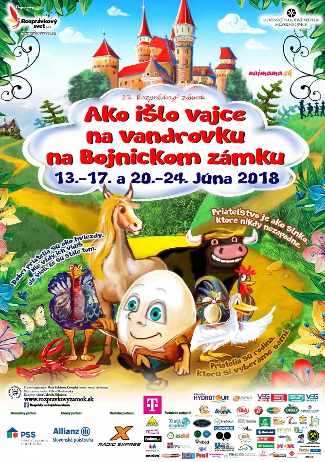 Dobový plagát Rozprávkového zámku 2018