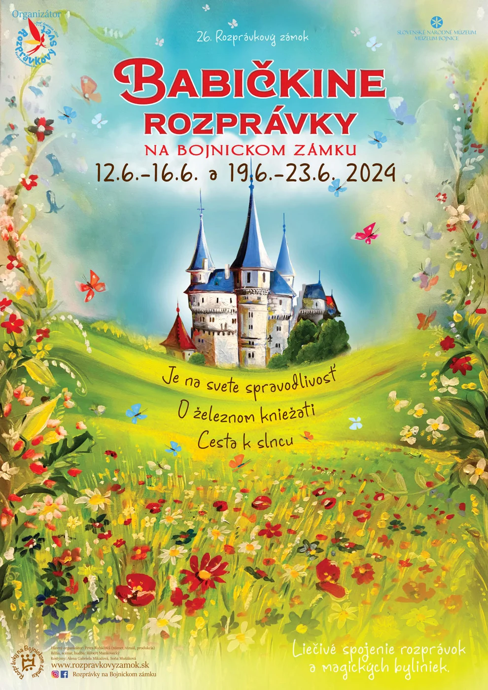 Dobový plagát Rozprávkového zámku 2024