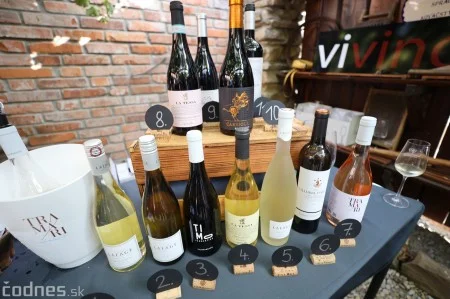 Výber vín na festivale v roku 2023